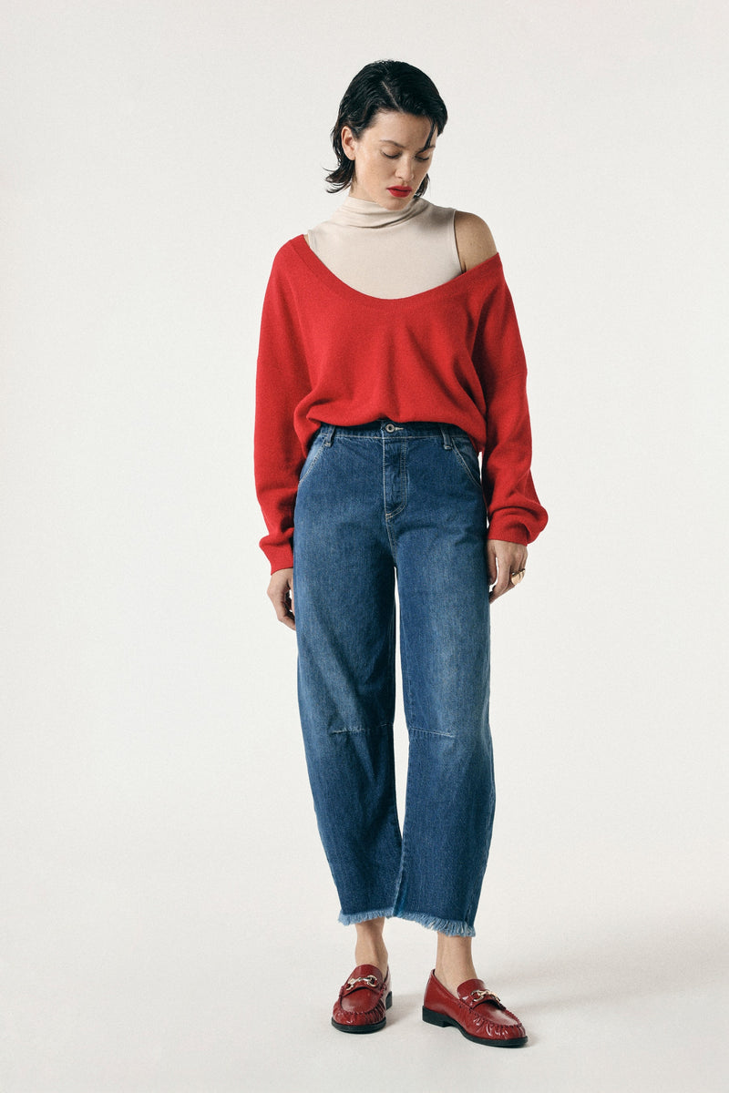 Jeans loose Please portés