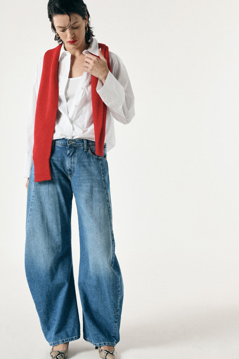Jeans loose Please portés