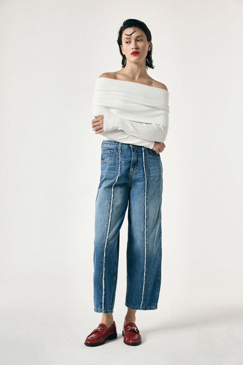 Jeans straight Please portés
