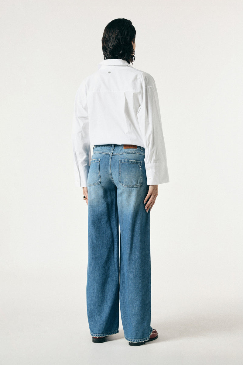 Jeans straight Please portés