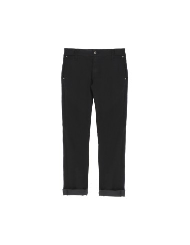 Please Pantalon forme Chino en toile de  coton stretch coloris nero