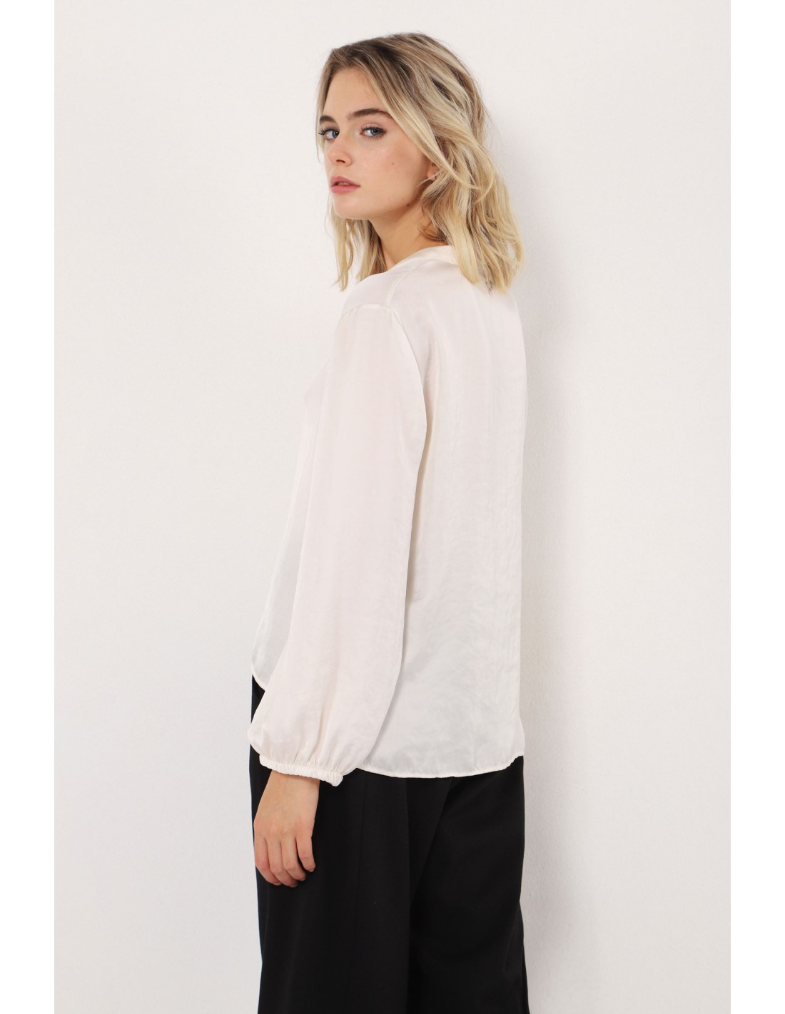 Blouse fluide femme online manches longues