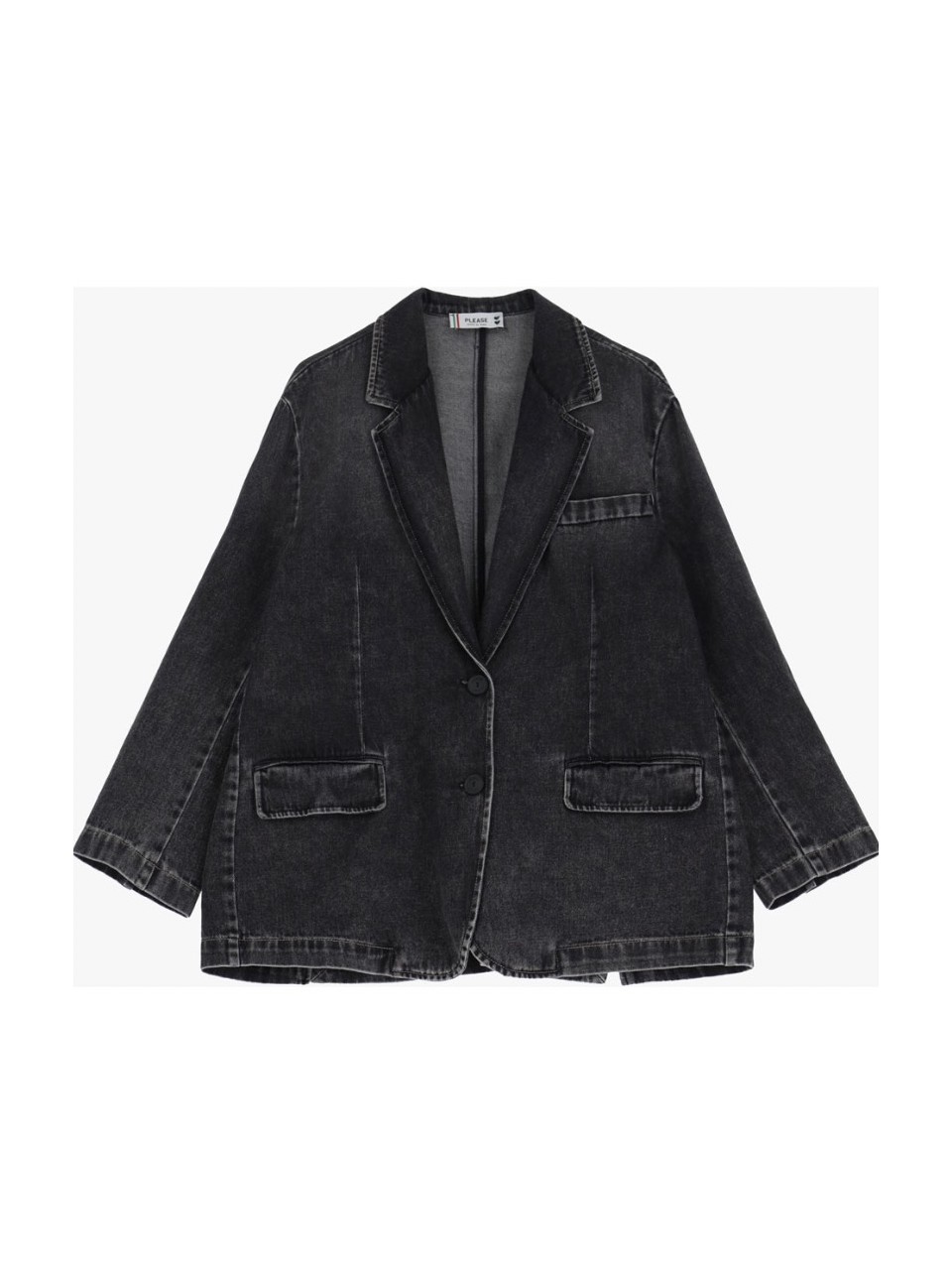 Blazer noir oversize femme sale