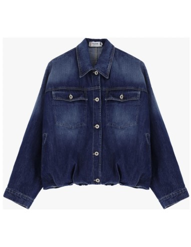 Please Femme blouson jean denim bleu