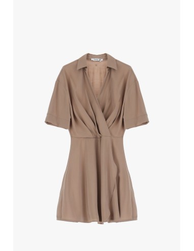 Please Robe courte Camel forme portefeuille