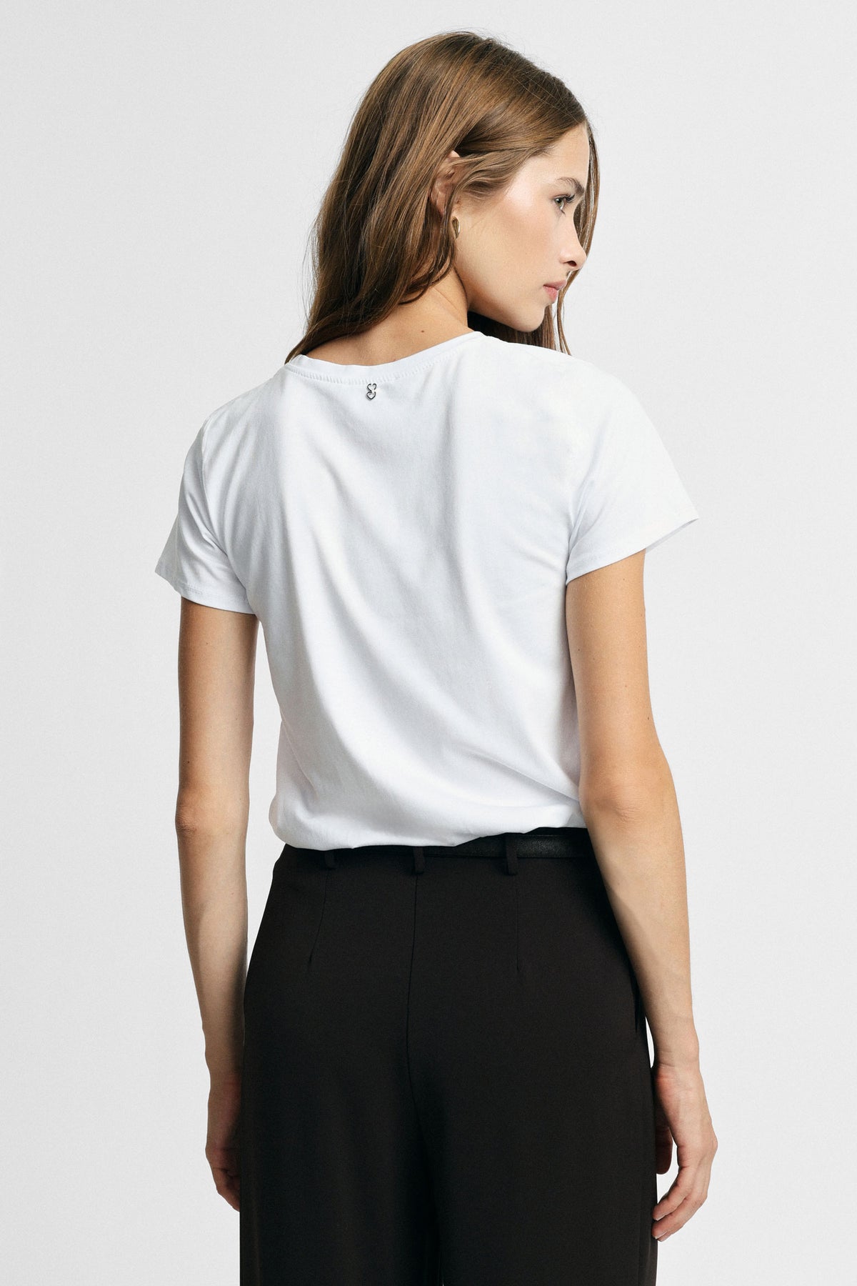 T-shirt femme à imprimé lapins, vue de dos – Please