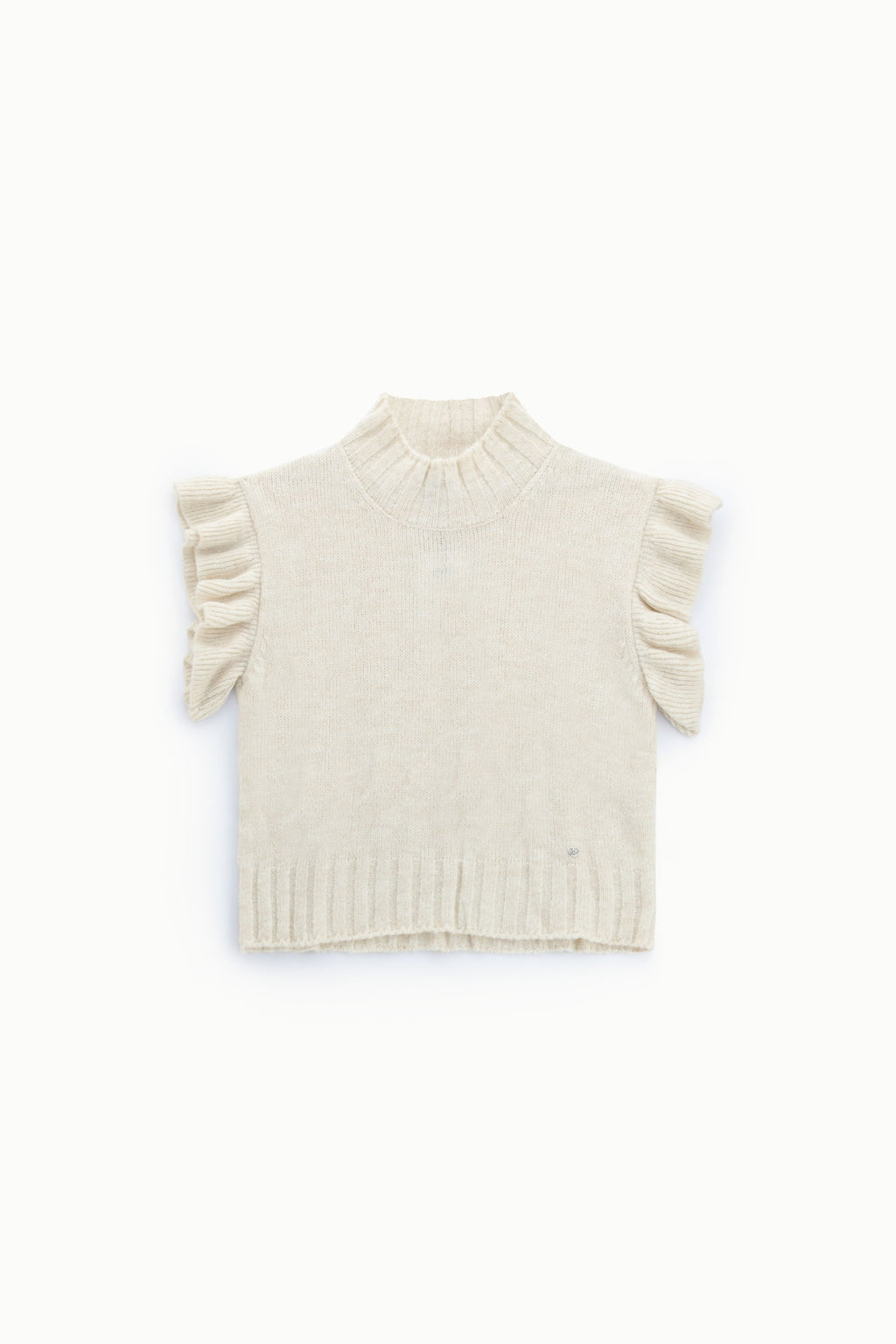 Pull sans manches à volants d'épaule – Please