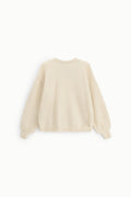Pull manches ballon avec nœud au dos – Please