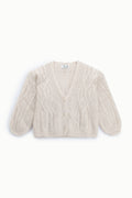 Cardigan torsadé à manches amples – Please