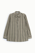 Chemise à rayures verticales coupe droite – Please