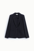 Blazer de tailleur femme à fines rayures, bleu marine – Please