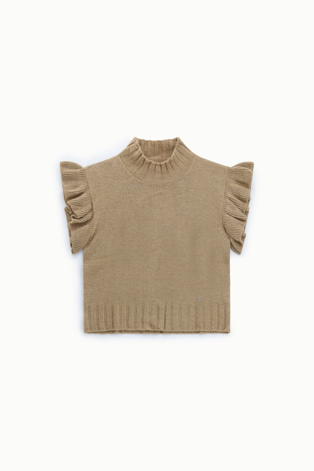 Pull sans manches à volants d'épaule – Please