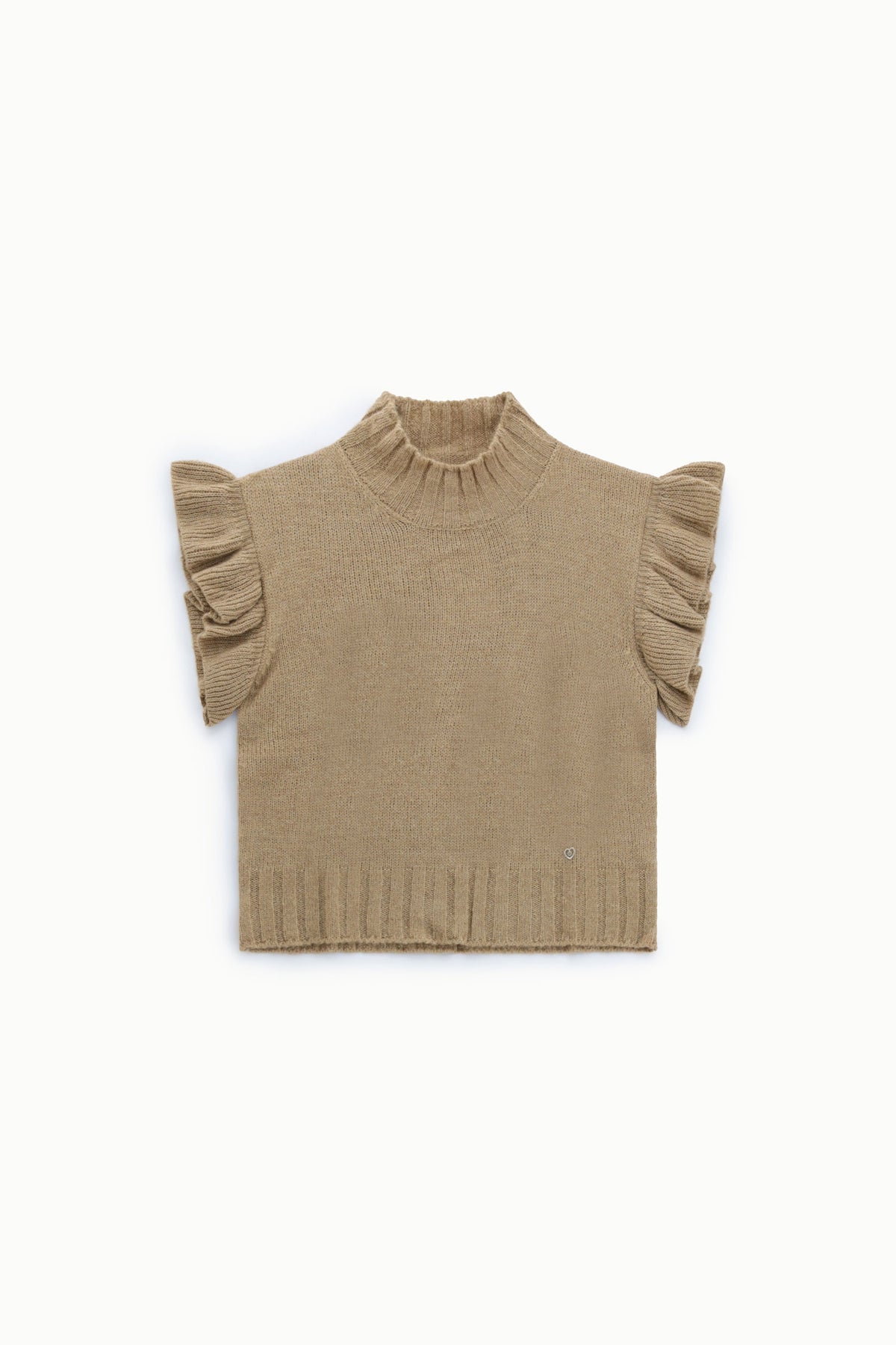 Pull sans manches à volants d'épaule – Please