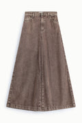 Jean palazzo femme jambe extra large, denim chocolat – Please