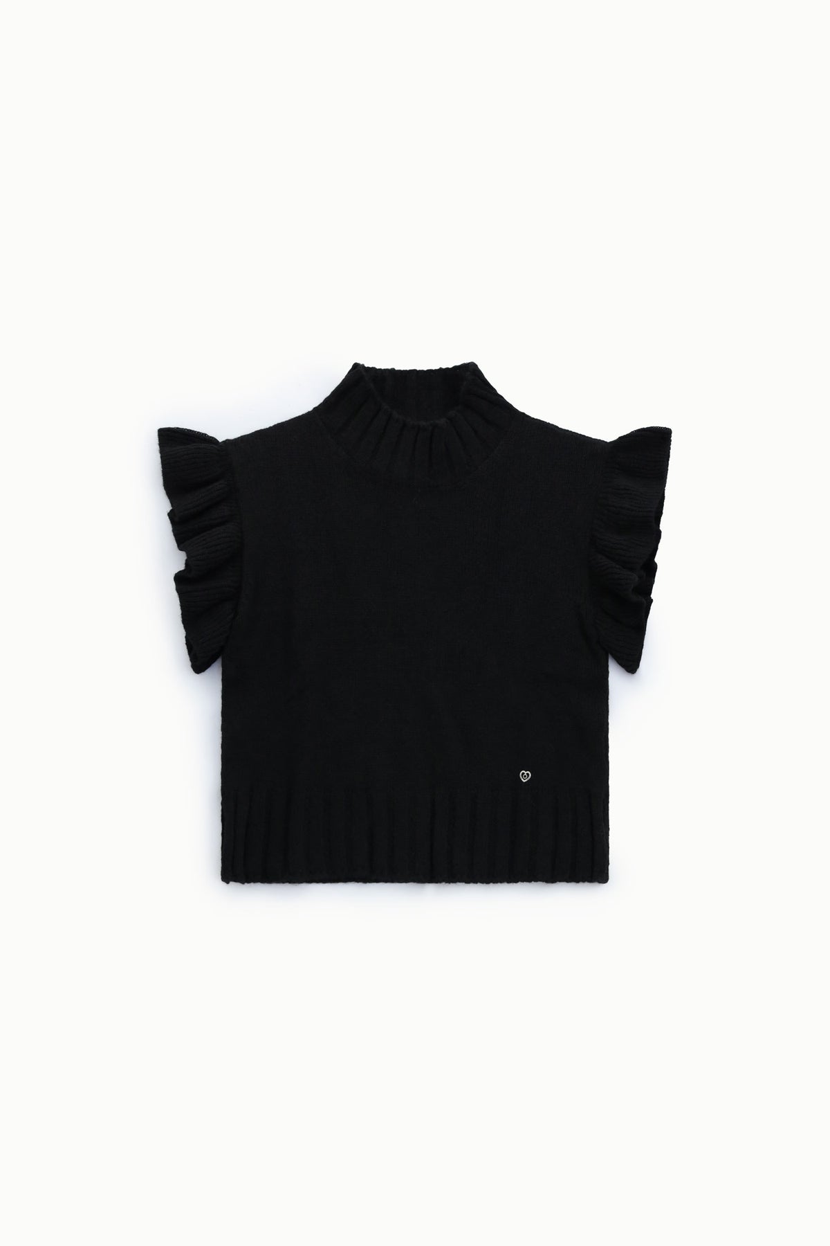 Pull sans manches à volants d'épaule – Please