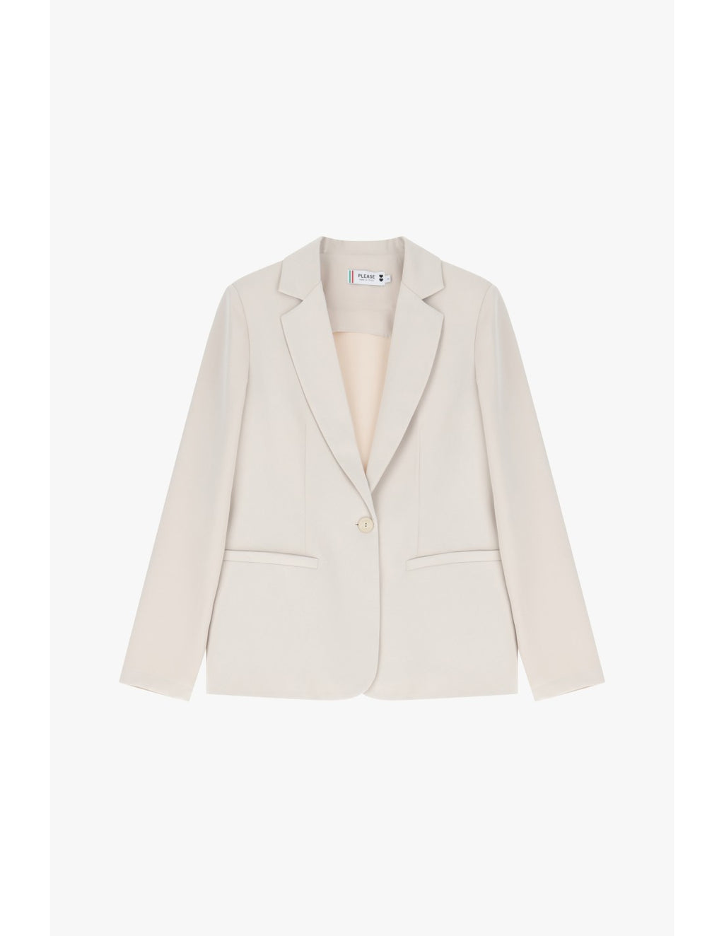 Blazer de tailleur en crêpe fluide - Please