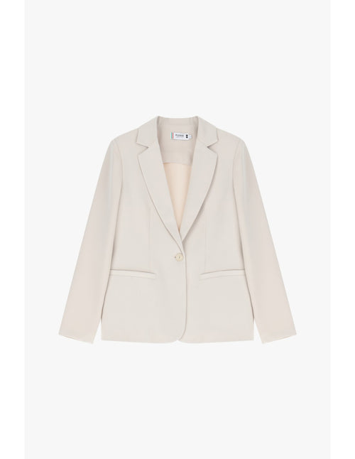 Blazer de tailleur en crêpe fluide - Please