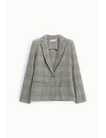 Blazer prince-de-galles Gris et beige Please