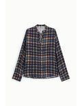 Blouse à carreaux col V à lien Please