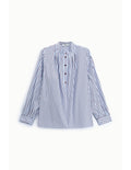 Chemise col officier a rayures - Please