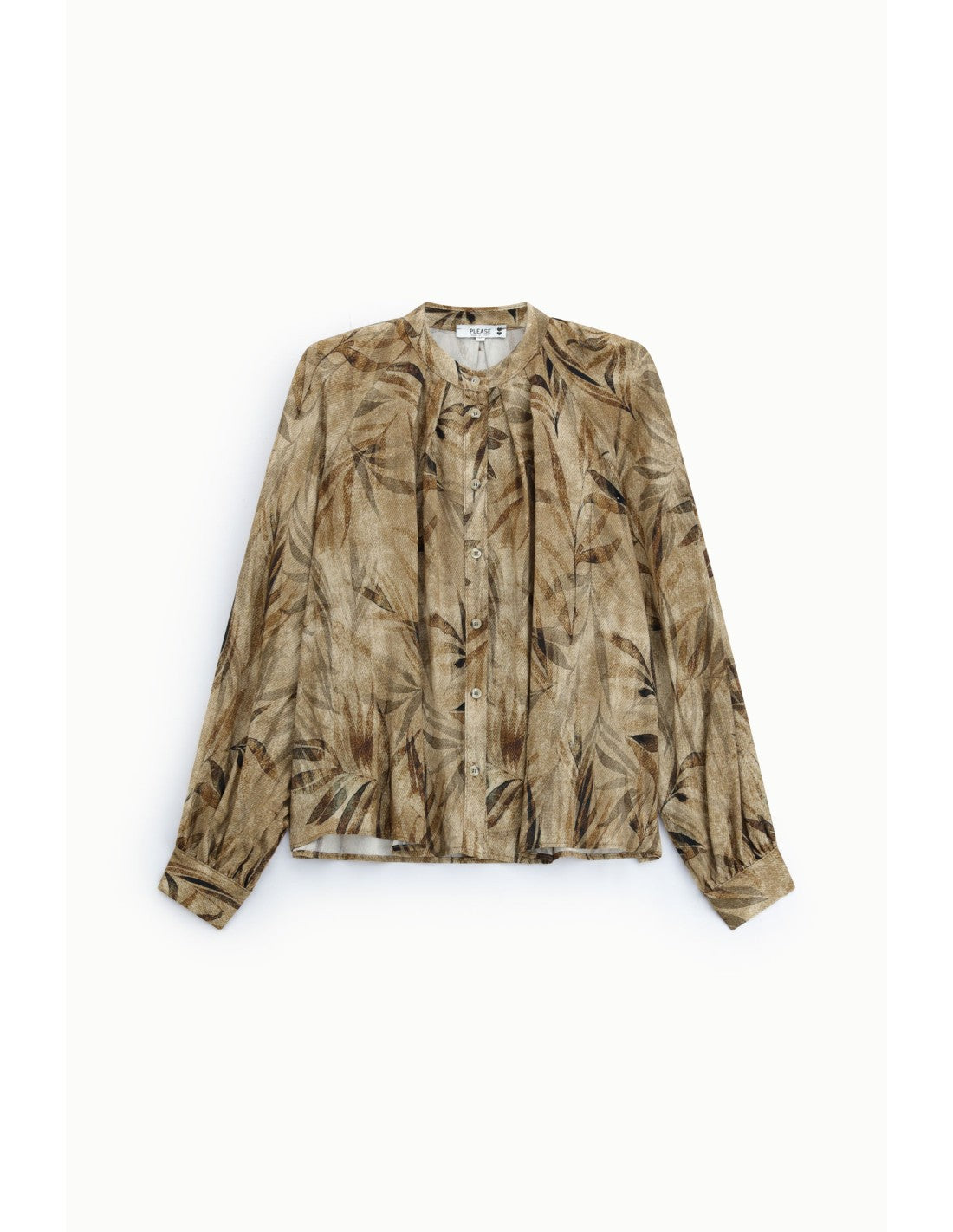 Chemise regular-fit à imprimé feuillage Please