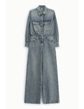 Combinaison en denim manches longues Bleu denim Please