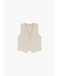 Gilet de tailleur en drap fluide - Please