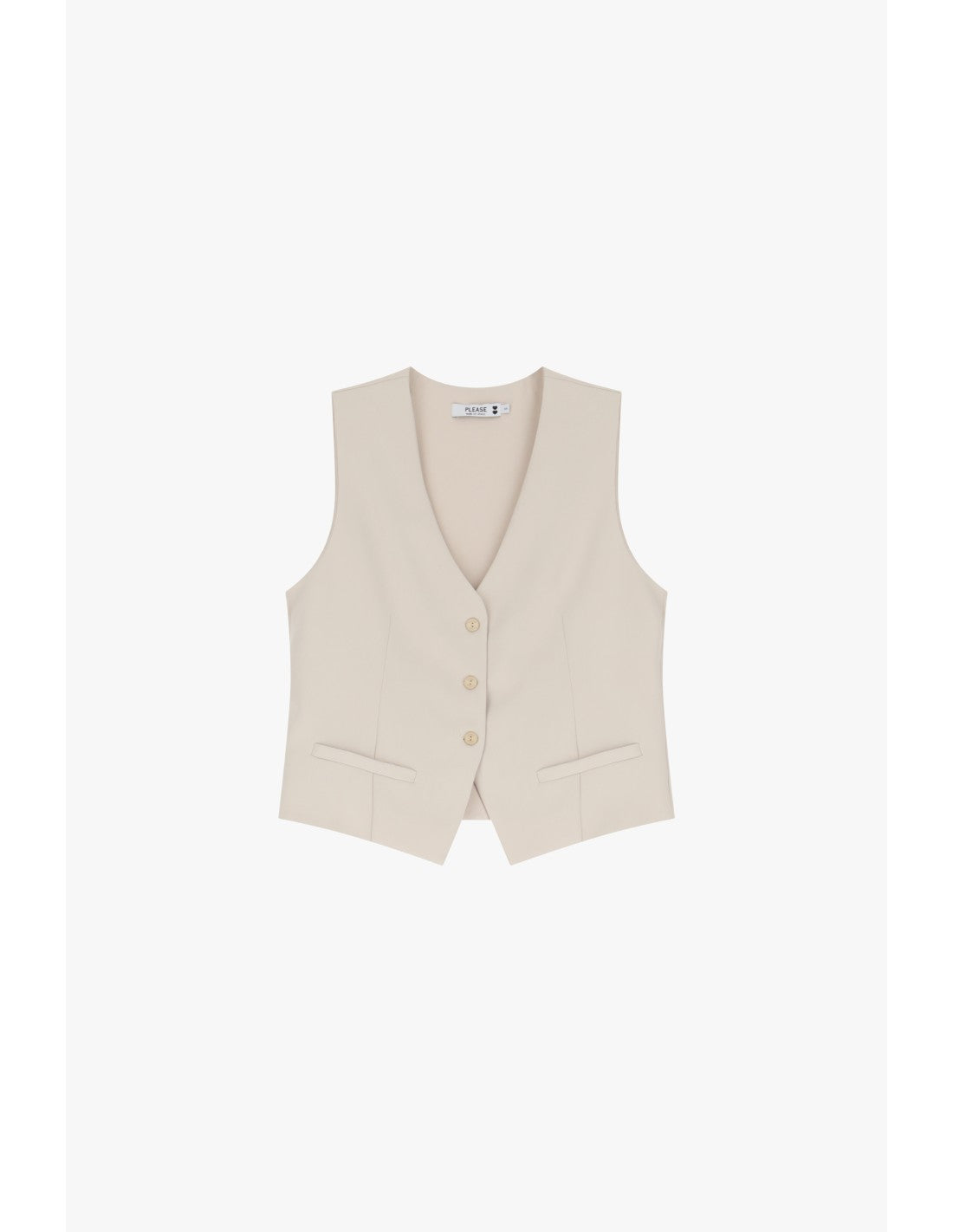 Gilet de tailleur en drap fluide - Please