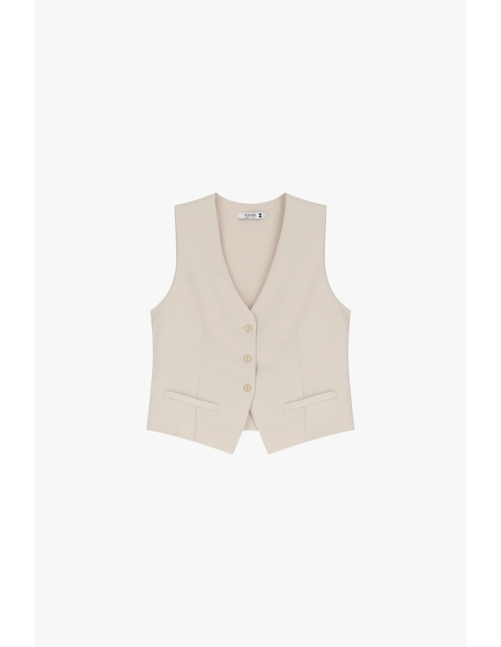 Gilet de tailleur en drap fluide - Please