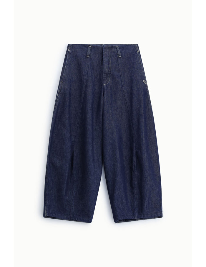 Jean ballon en denim brut Bleu denim Please