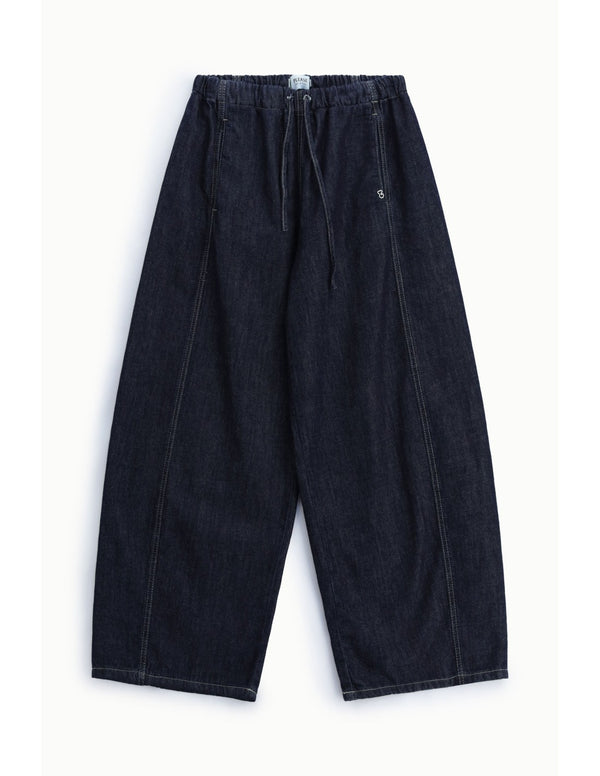 Jean ballon taille froncée Bleu denim Please