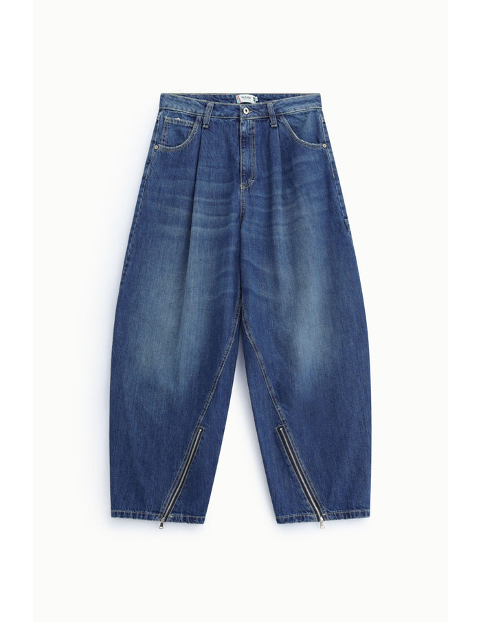 Jean ballon zips aux chevilles Bleu denim Please