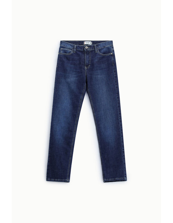 Jean droit délavé Bleu denim Please