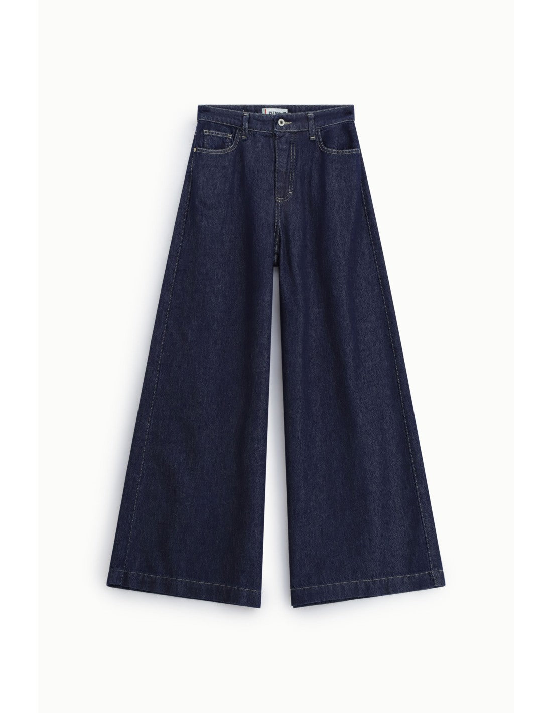 Jean jambe très large taille haute Please