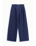 Jean large à pinces Bleu denim brut Please