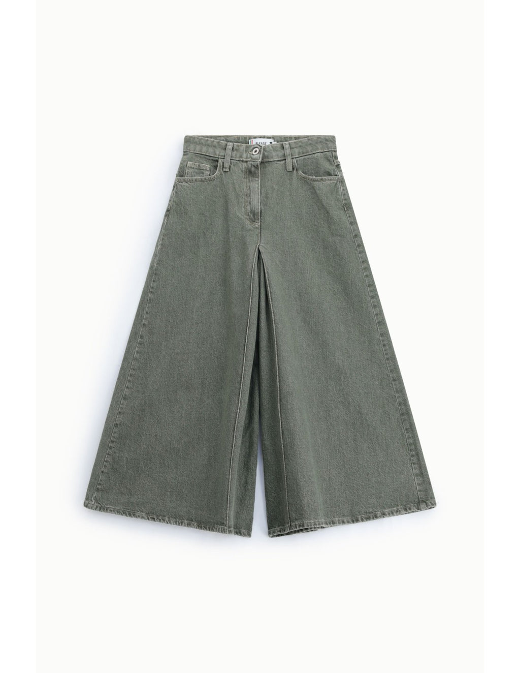 Jean palazzo jupe-culotte Kaki Please
