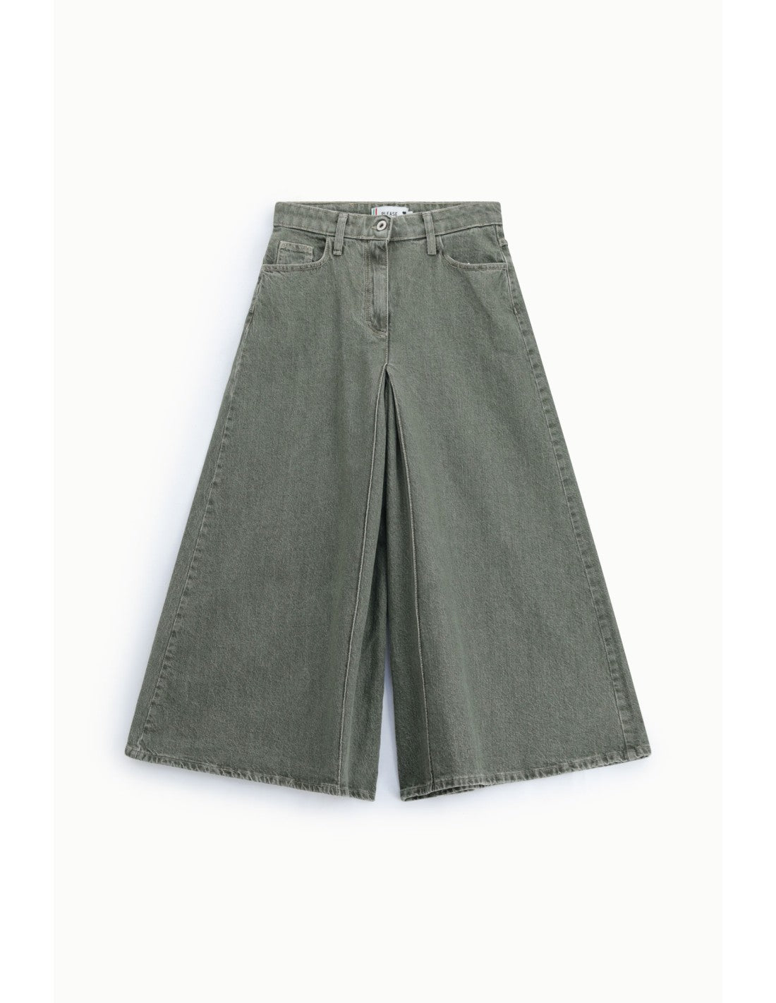 Jean palazzo jupe-culotte Kaki Please