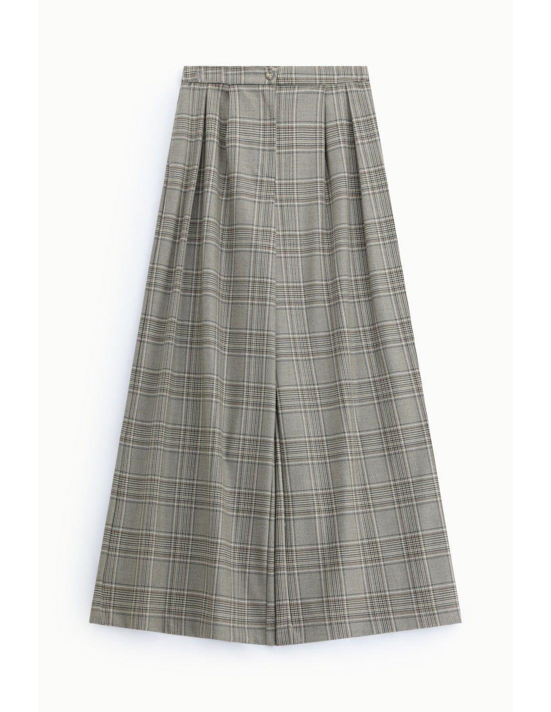 Jupe-culotte plissée prince-de-galles Gris et beige Please