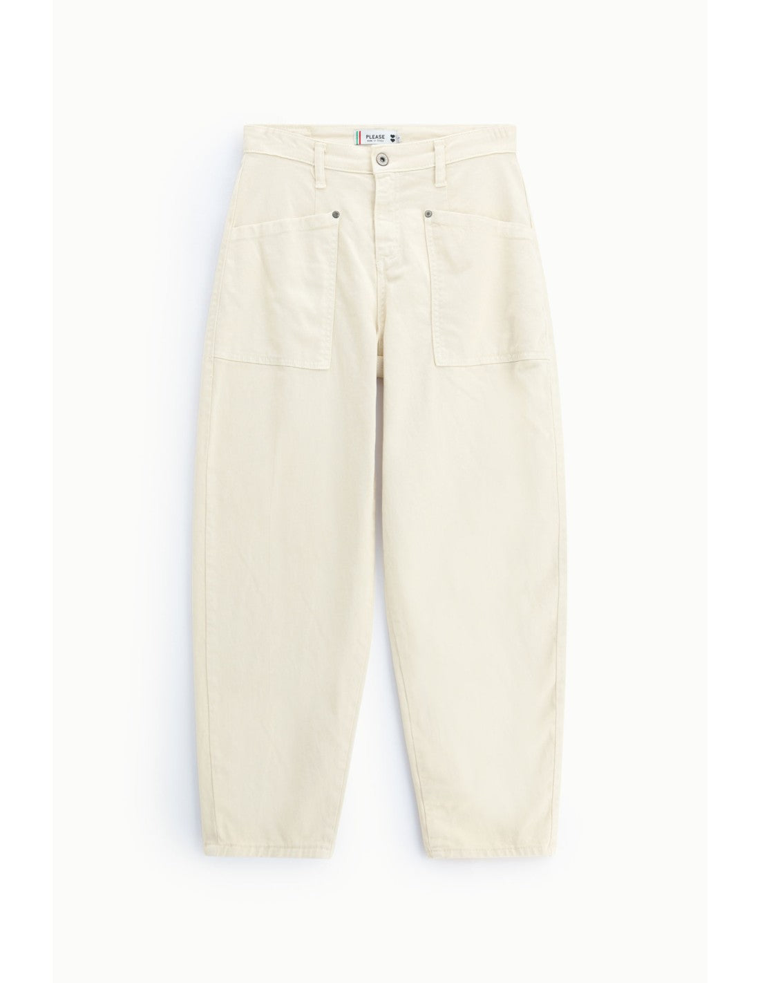 Pantalon balloon taille montée poches italiennes Tencel – Please Femme