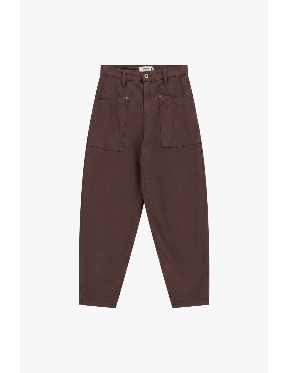 Pantalon balloon taille montée poches italiennes Tencel – Please Femme
