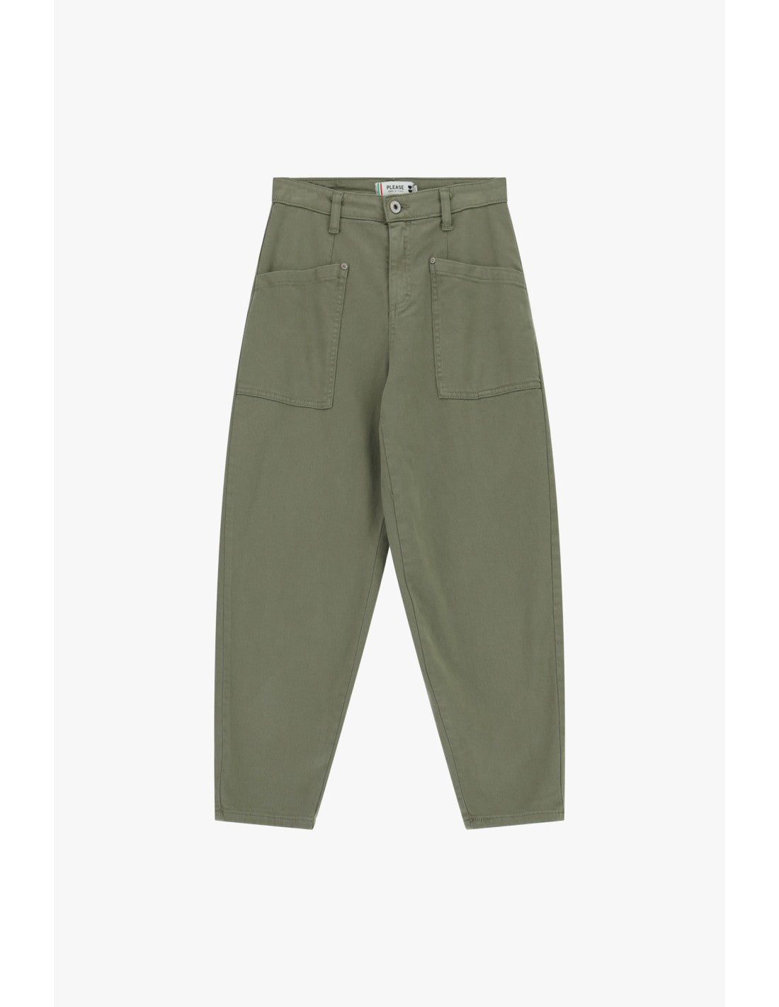 Pantalon balloon taille montée poches italiennes Tencel – Please Femme