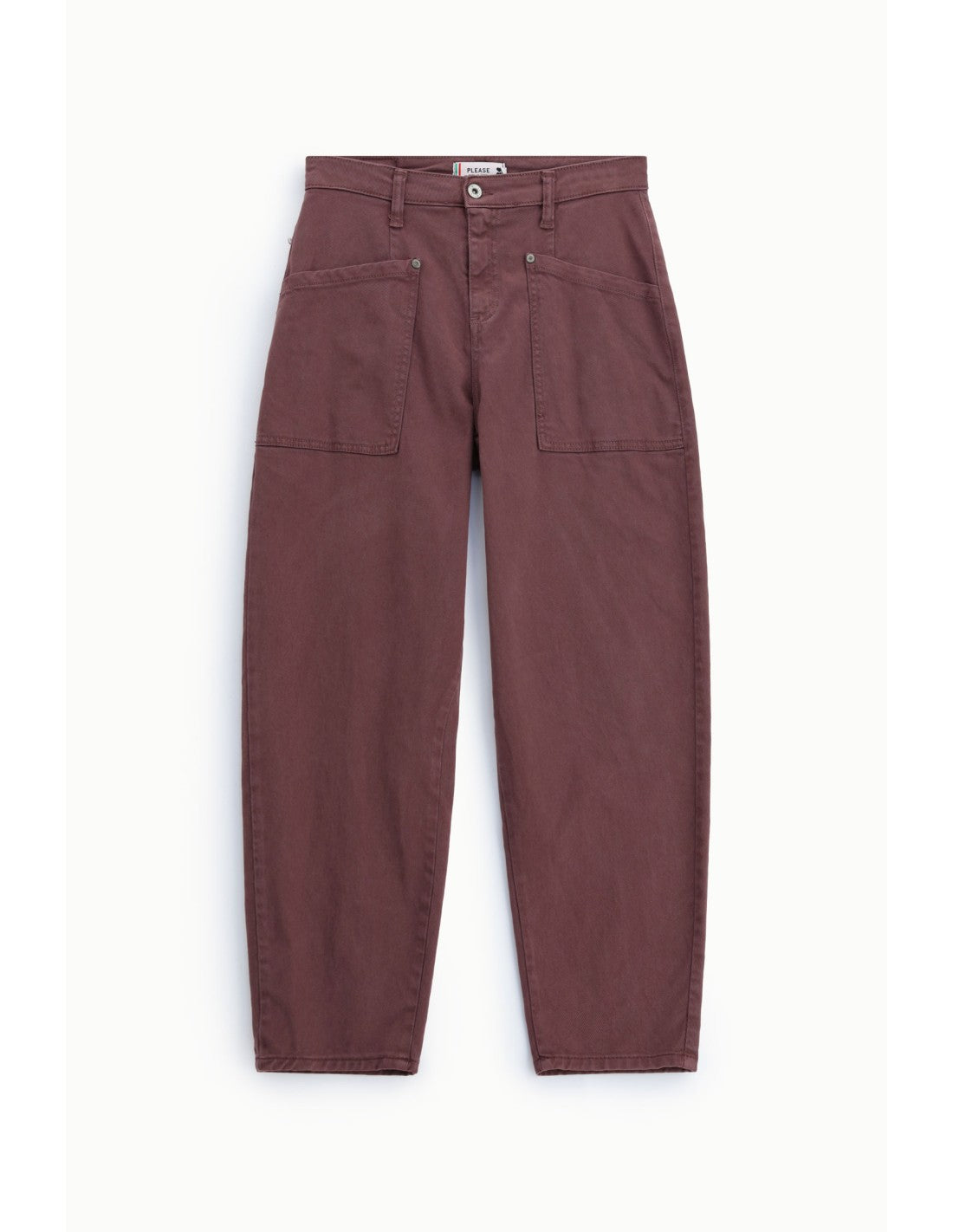 Pantalon balloon taille montée poches italiennes Tencel – Please Femme