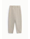 Pantalon carotte en molleton Beige Please