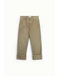 Pantalon coton à revers Beige kaki Please