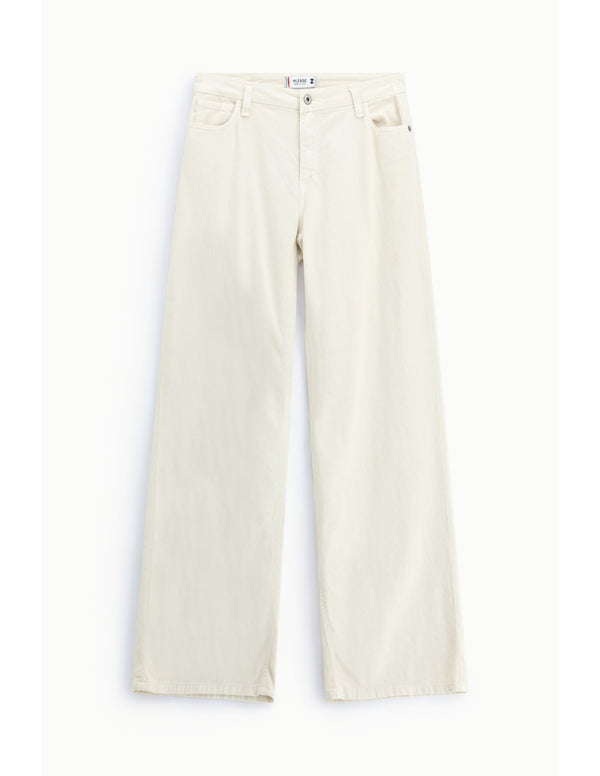 Pantalon large 5 poches taille haute Please