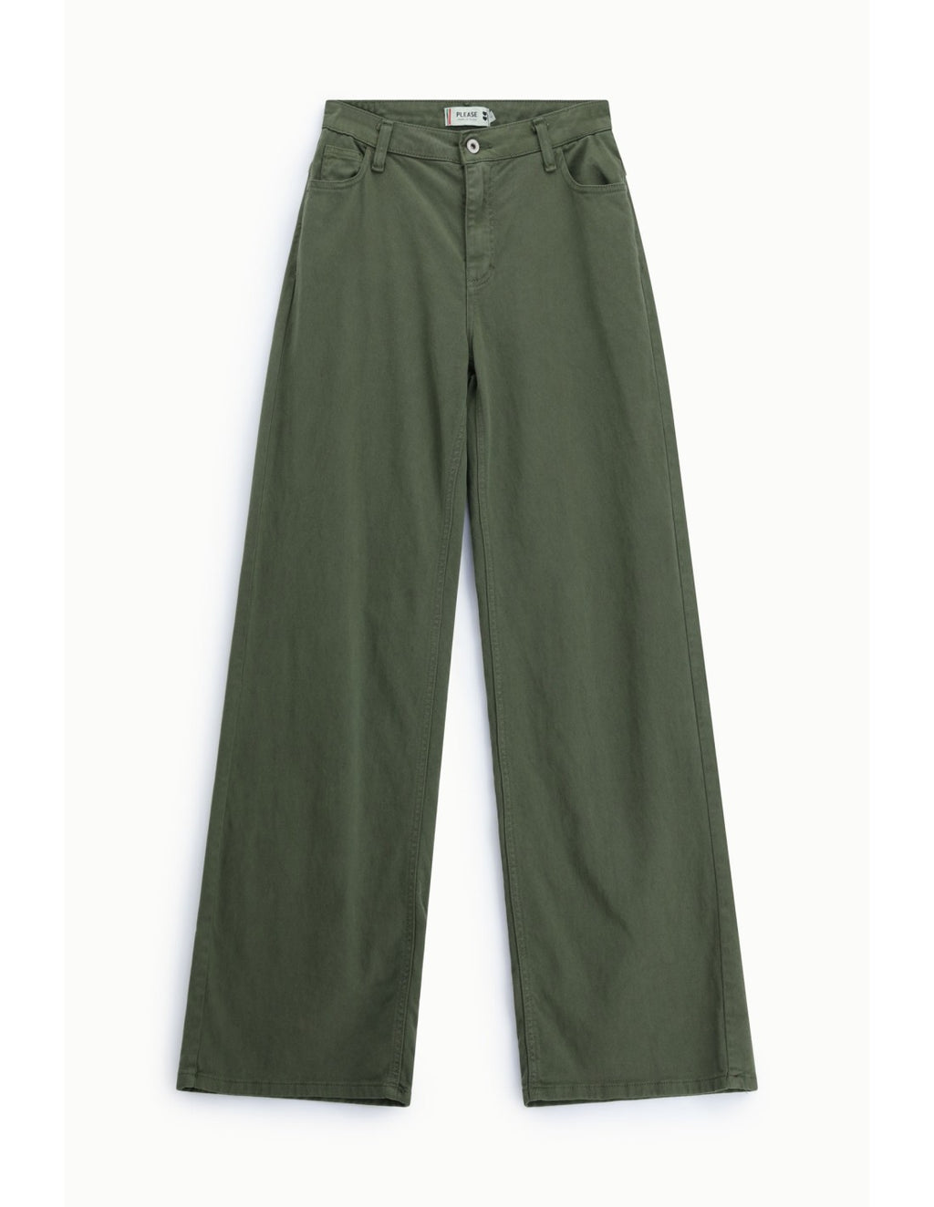 Pantalon large 5 poches taille haute Please