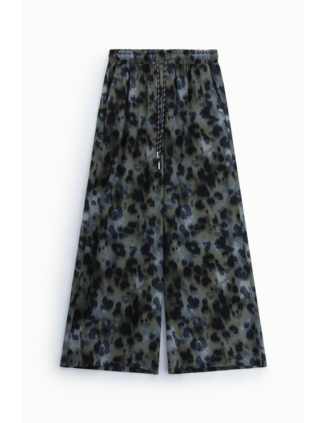 Pantalon palazzo large imprimé léopard – Please Femme