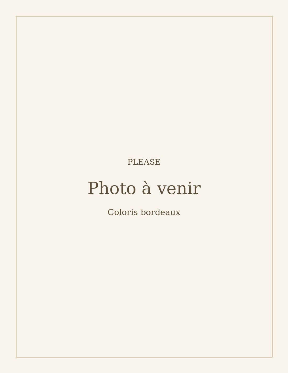 Pantalon palazzo court en crêpe fluide, coloris bordeaux – photo à venir – Please
