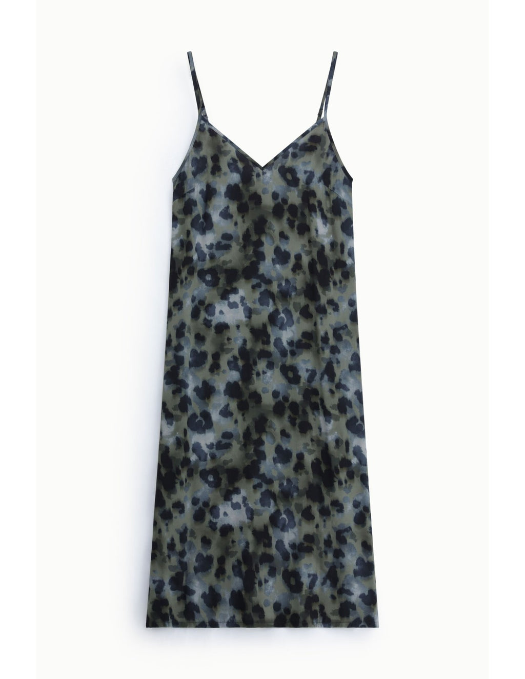 Robe nuisette imprimé feuillage Bleu et kaki Please