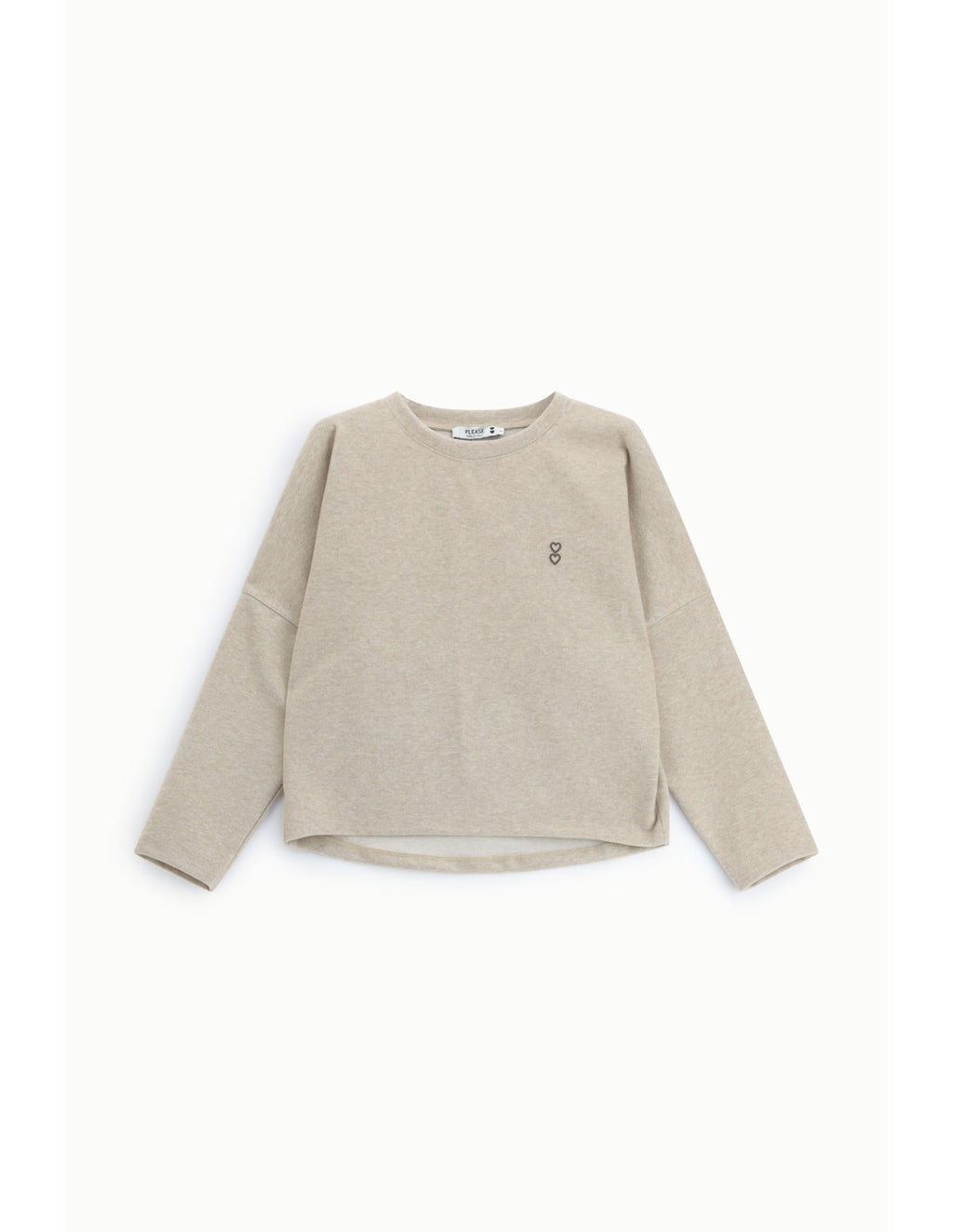 Sweat col rond Beige Please